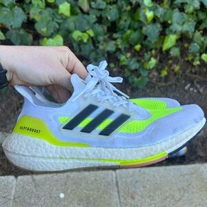 Adidas Ultraboost Solar Yellow Running Shoes Size 7 1/2 women